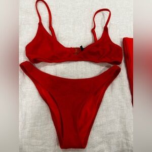 TRIAGNL TERRY CLOTH BIKINI - SET